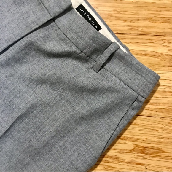 J. Crew Cafe Trouser Gray Wool Flannel Size 8 - Picture 4 of 6